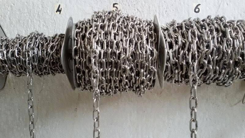 Acciaio inox a catena