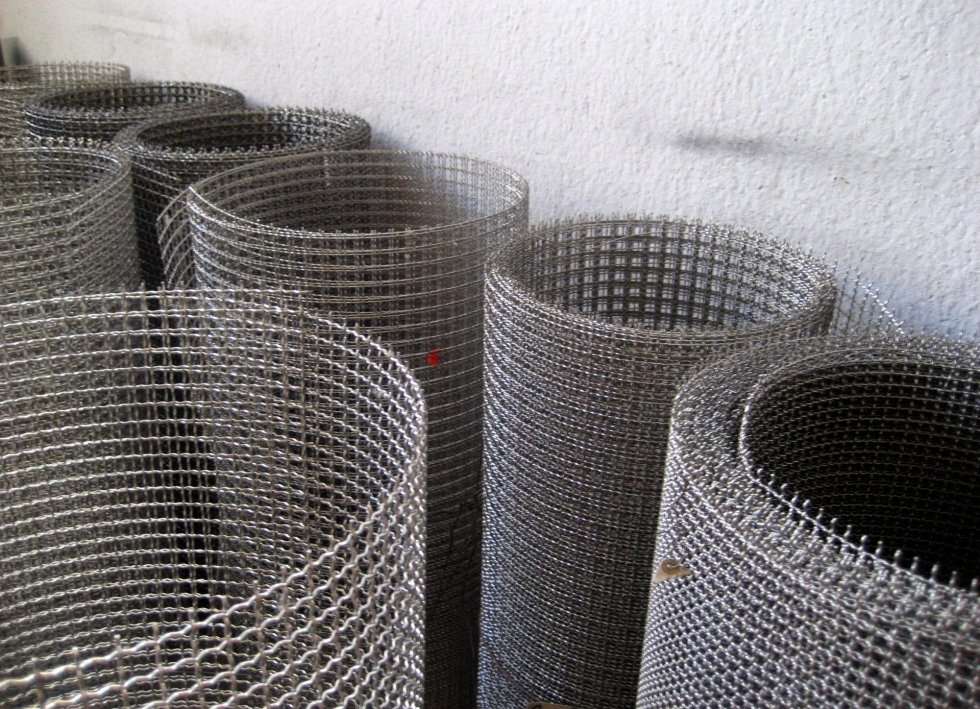 Acciaio inox a rete