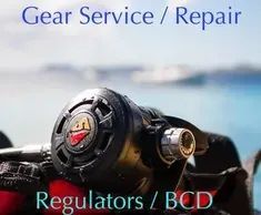 Scuba regulator close-up with