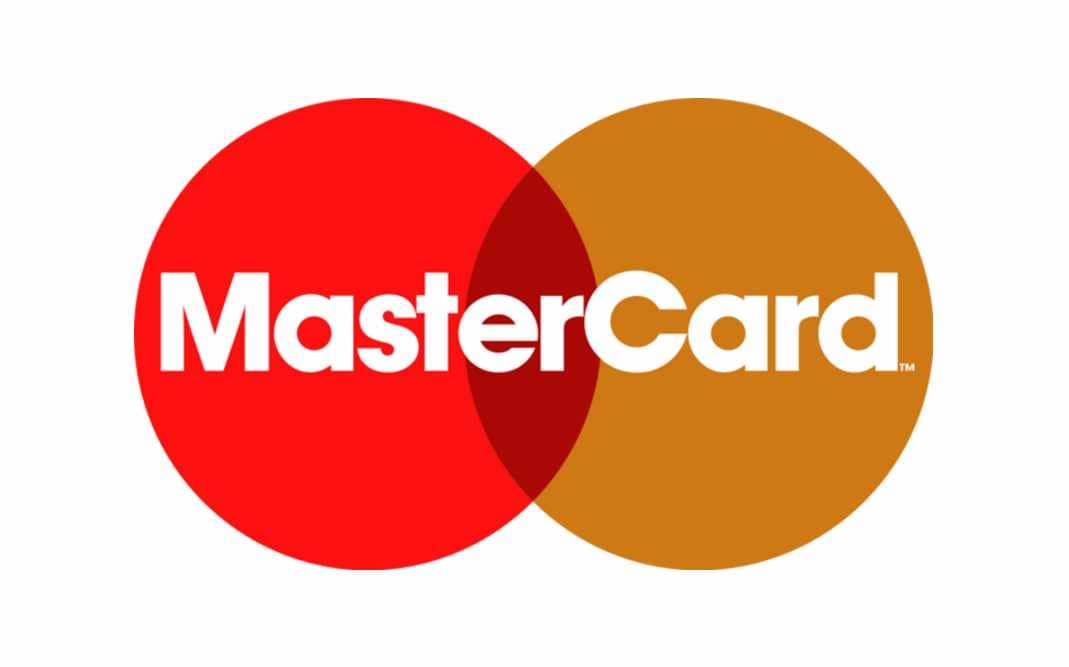 Logo Mastercard: cerchi rossi e arancioni sovrapposti con il marchio denominativo Mastercard.