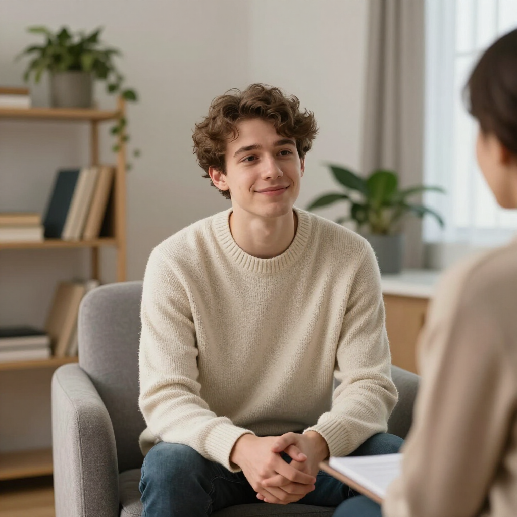 Teen and adolescent counseling icon