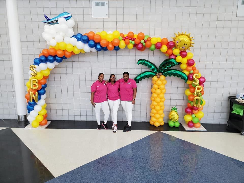 Beach Balloon Arch Decor — Granger, IN — Make 'Em Pop Creations