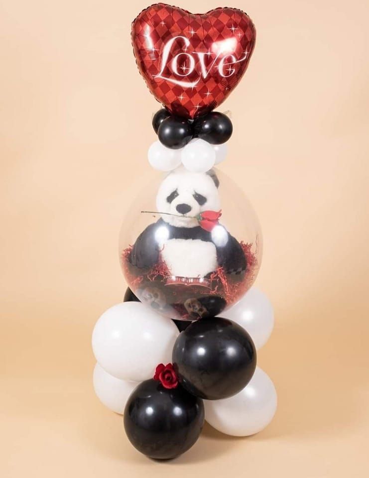 Panda Balloon Stuffer — Granger, IN — Make 'Em Pop Creations