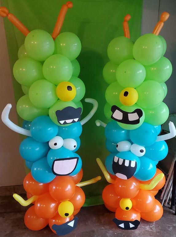 Monster Balloon Columns — Granger, IN — Make 'Em Pop Creations