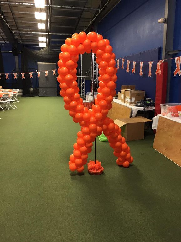 Orange Balloons — Granger, IN — Make 'Em Pop Creations
