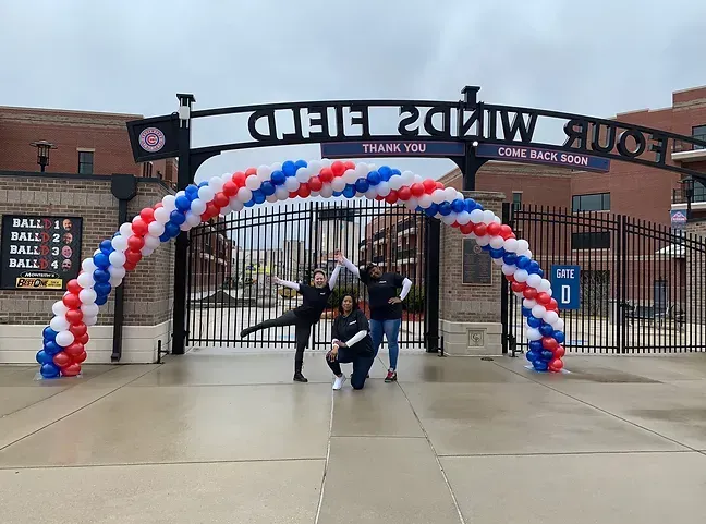 People Beside The Balloon — Granger, IN — Make 'Em Pop Creations