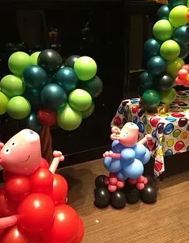 Green And Red Balloon — Granger, IN — Make 'Em Pop Creations