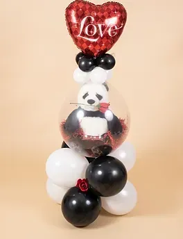 Panda Balloon — Granger, IN — Make 'Em Pop Creations