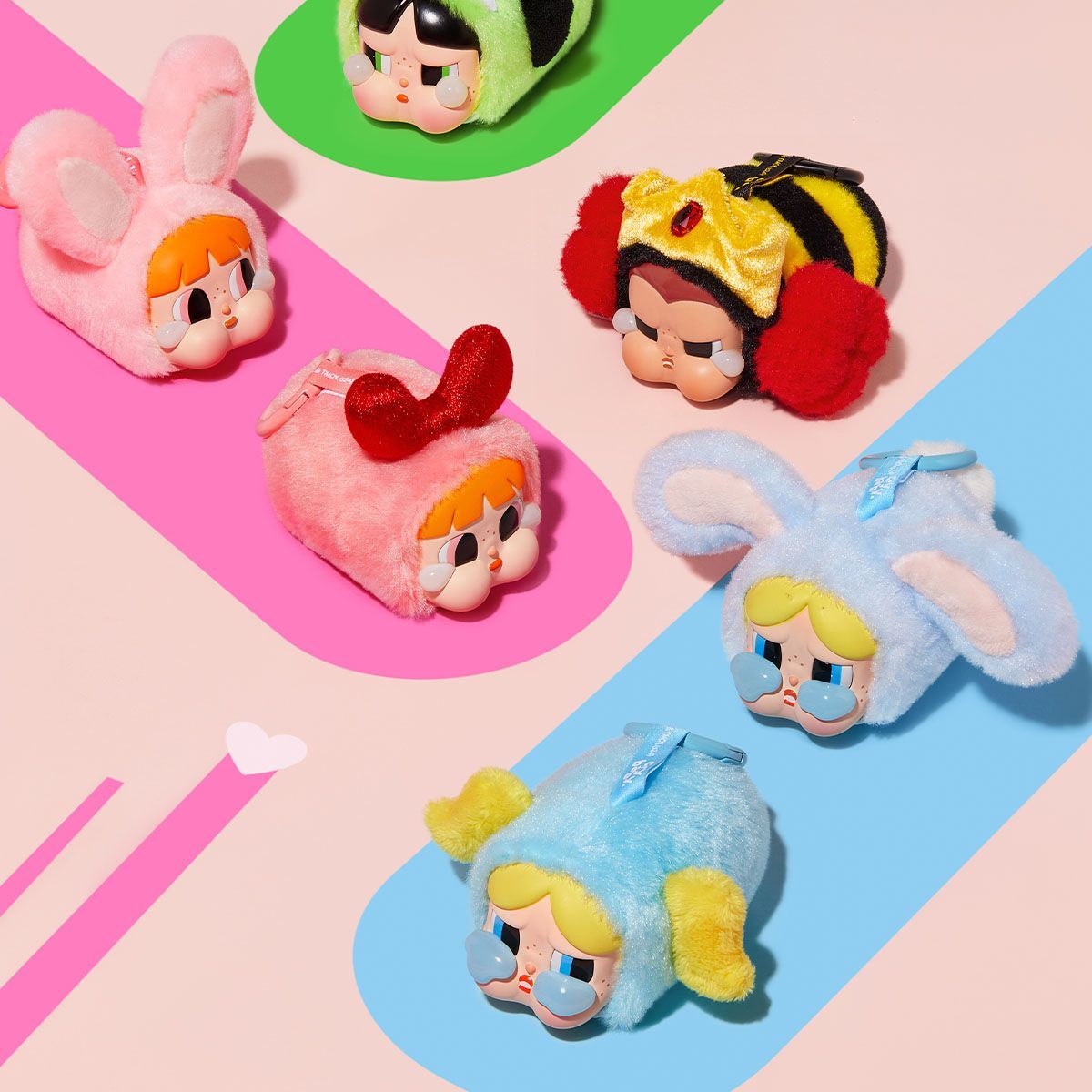 CRYBABY × Powerpuff Girls Series- Plush Pendant Blind Box