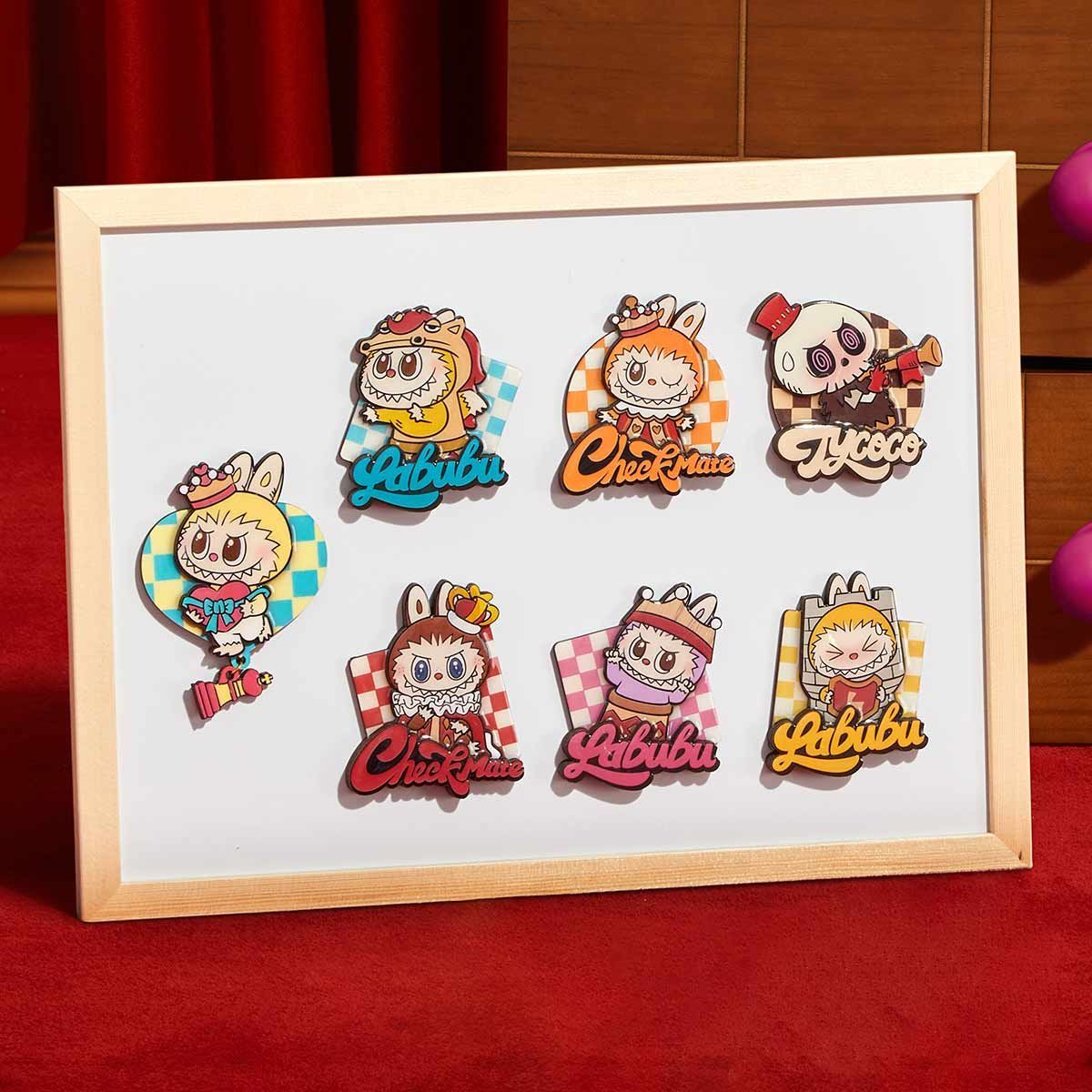 labubu  checkmate magnet