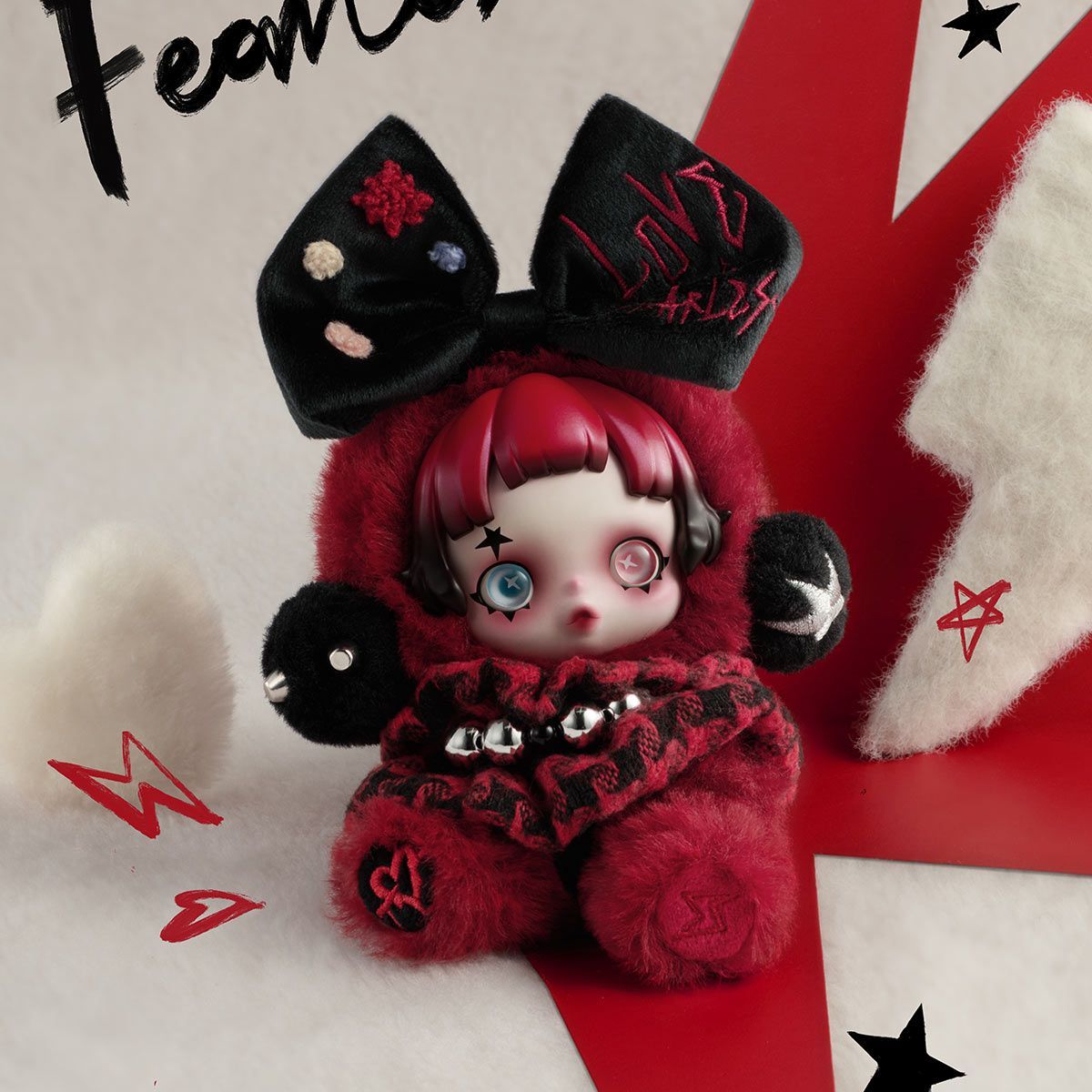 Skullpanda  6khz Plush Pendant - EUROPE EXCLUSIVE LIMITED EDITION