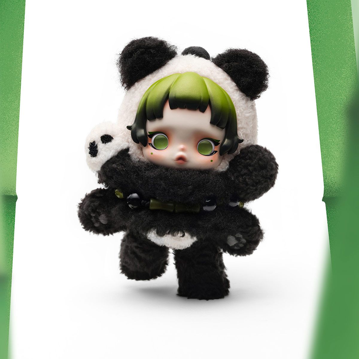 Skullpanda  Lazy Panda Plush Pendant