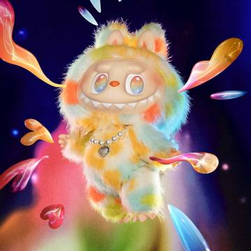 Labubu The Monsters: Big into Energy Series-ROCK THE UNIVERSE Plush Doll