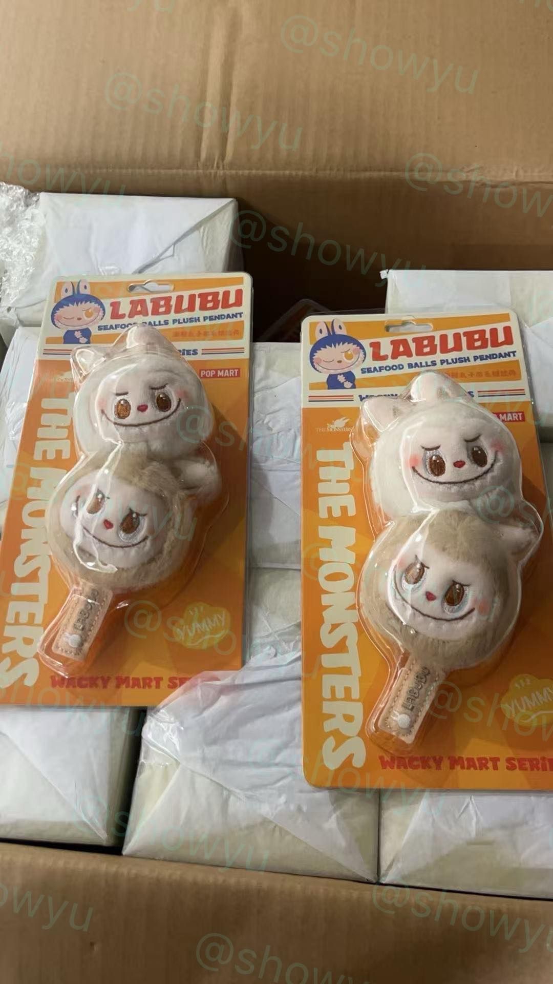 Labubu The Monsters:  Wacky Mart Series Seafood Ball Pendant
