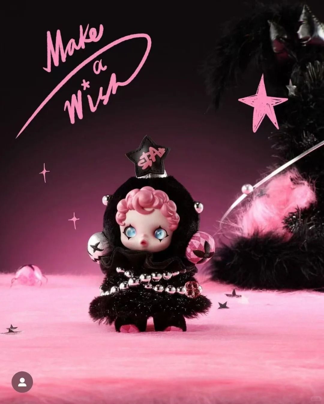 Skullpanda  As You Wish Plush Pendant - Thailand EXCLUSIVE LIMITED EDITION
