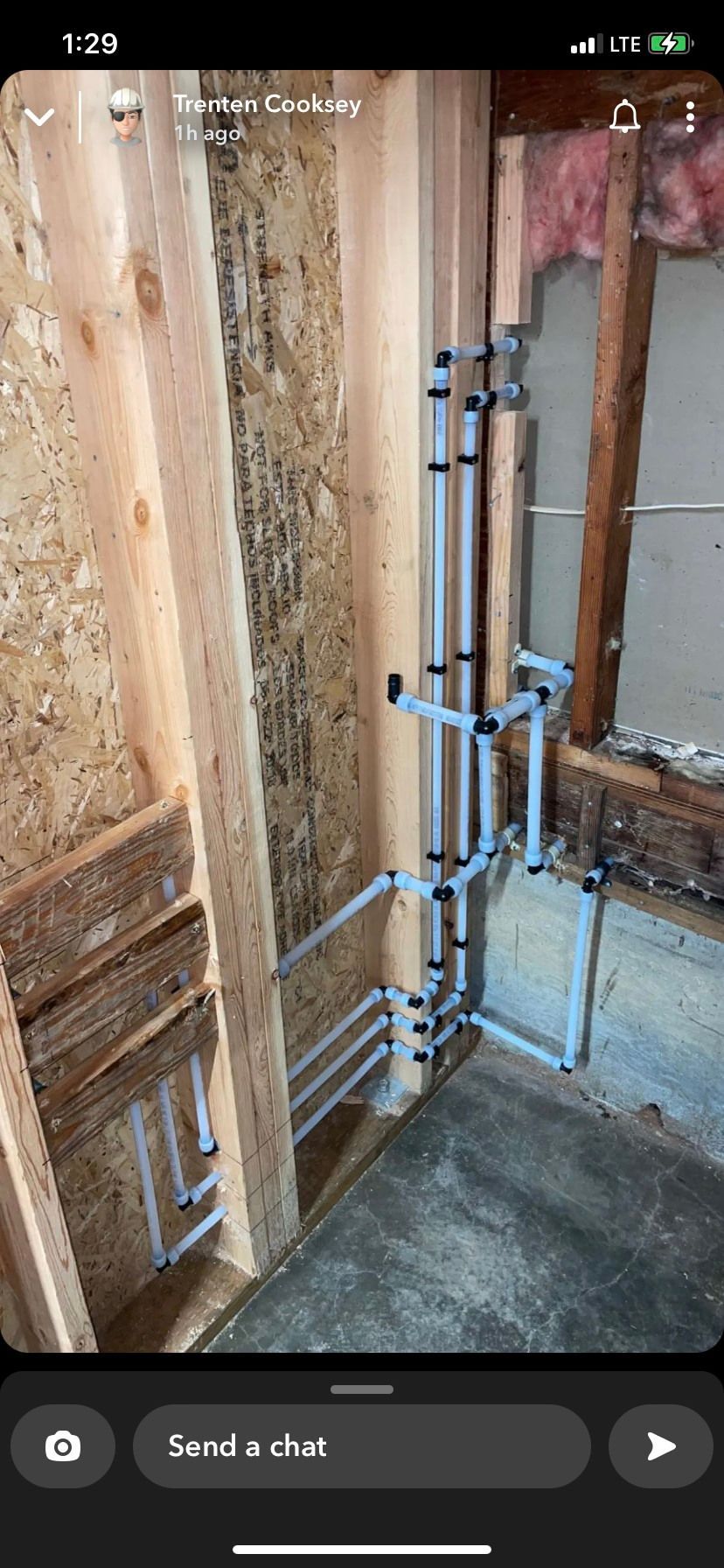 water line install