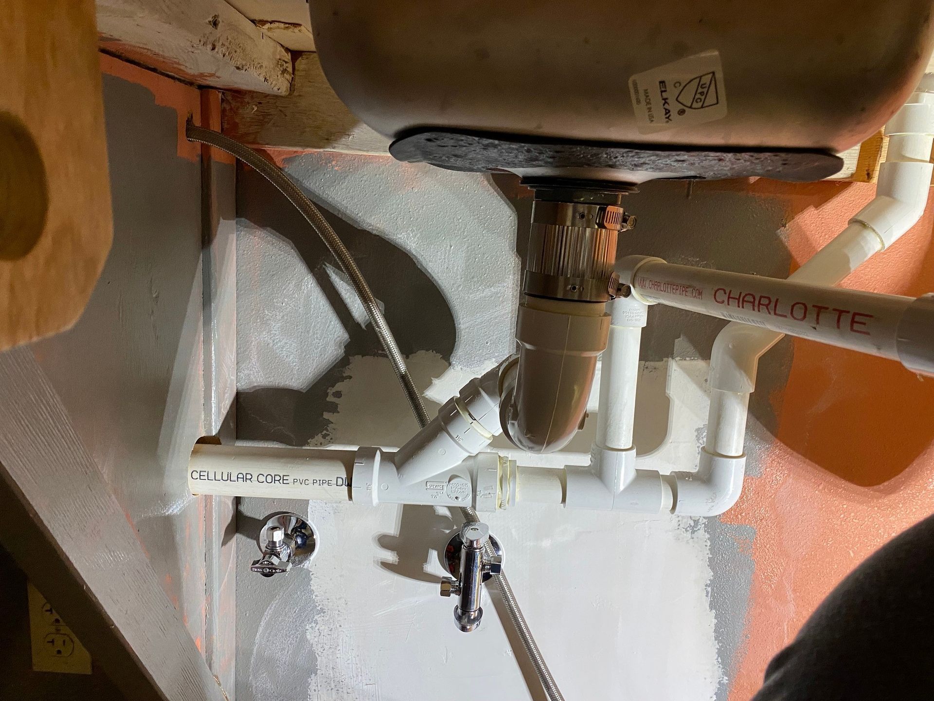 new plumbing lines