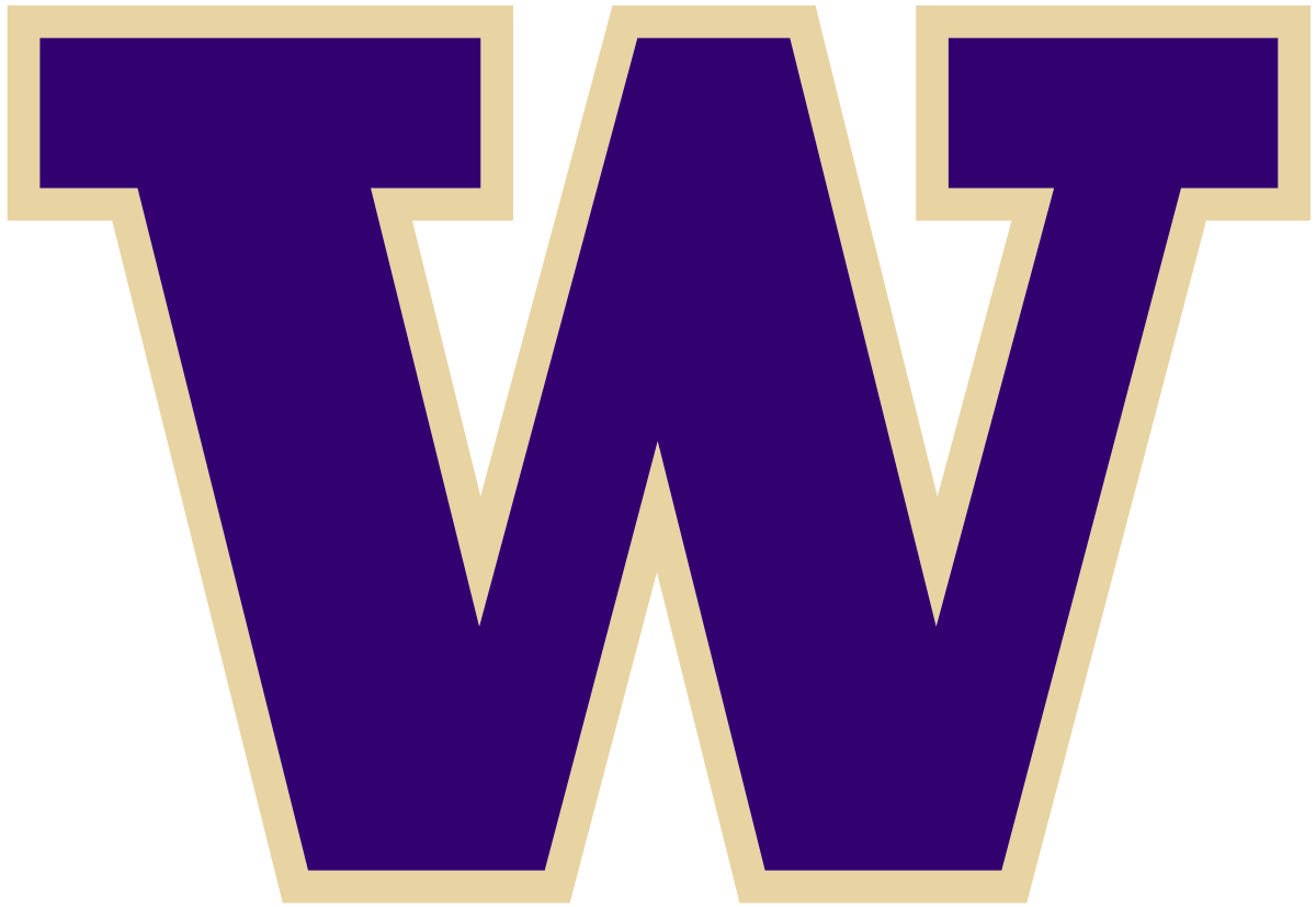 A purple letter w with a white outline on a white background