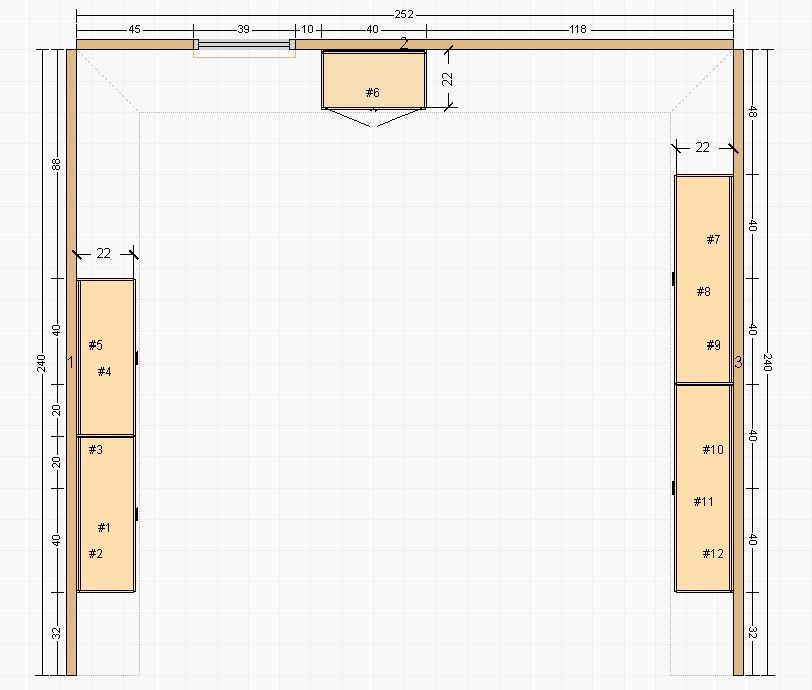eview a 3D blueprint rendering in your garage showcasing a professional garage cabinet layout design with custom dimensions, available from Global Garage Flooring & Design.