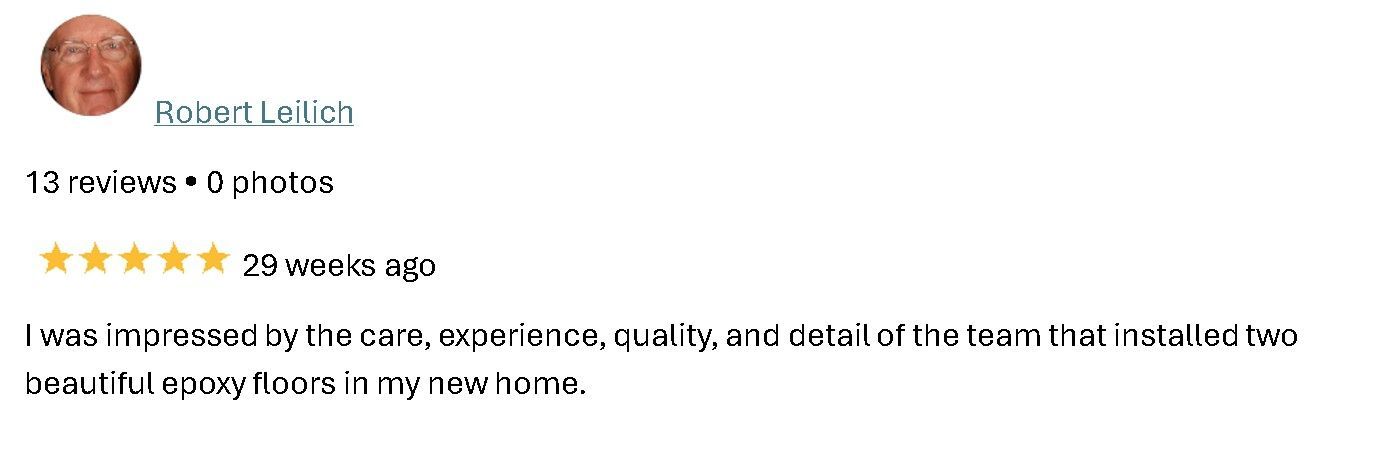 5-star Google review from Robert Lacica praising cheap prices, quality, and customer service.