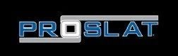 PROSLAT logo in blue and silver on a black background