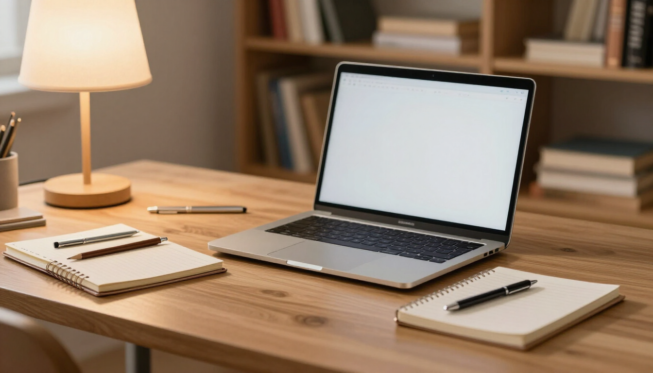 Student studying effectively at home with guidance