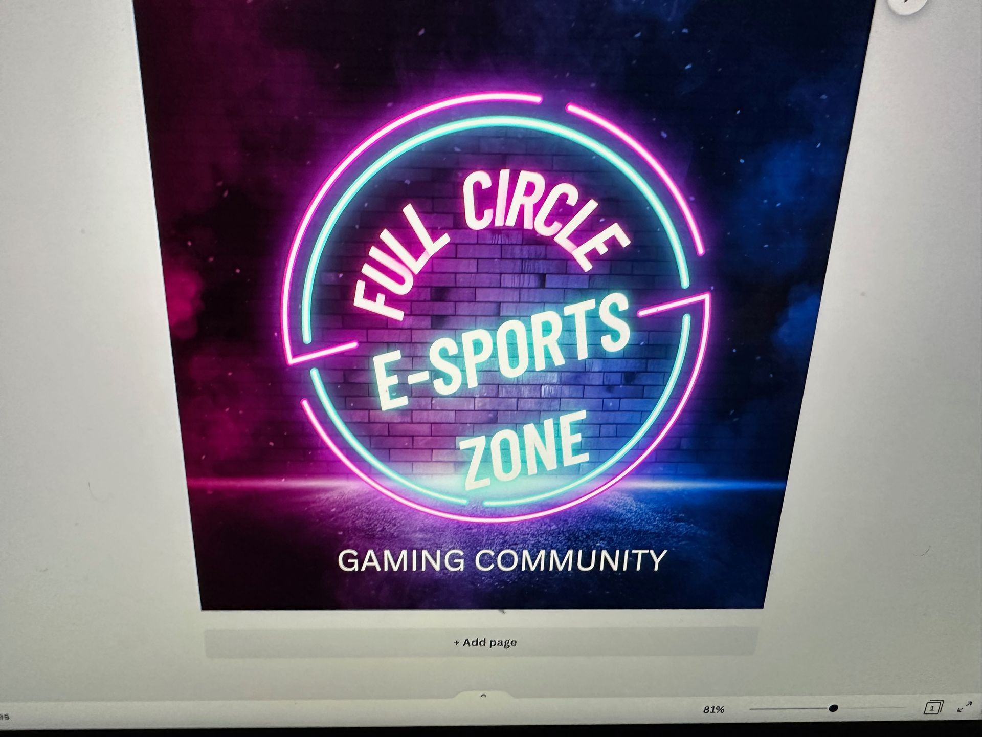 Neon logo: