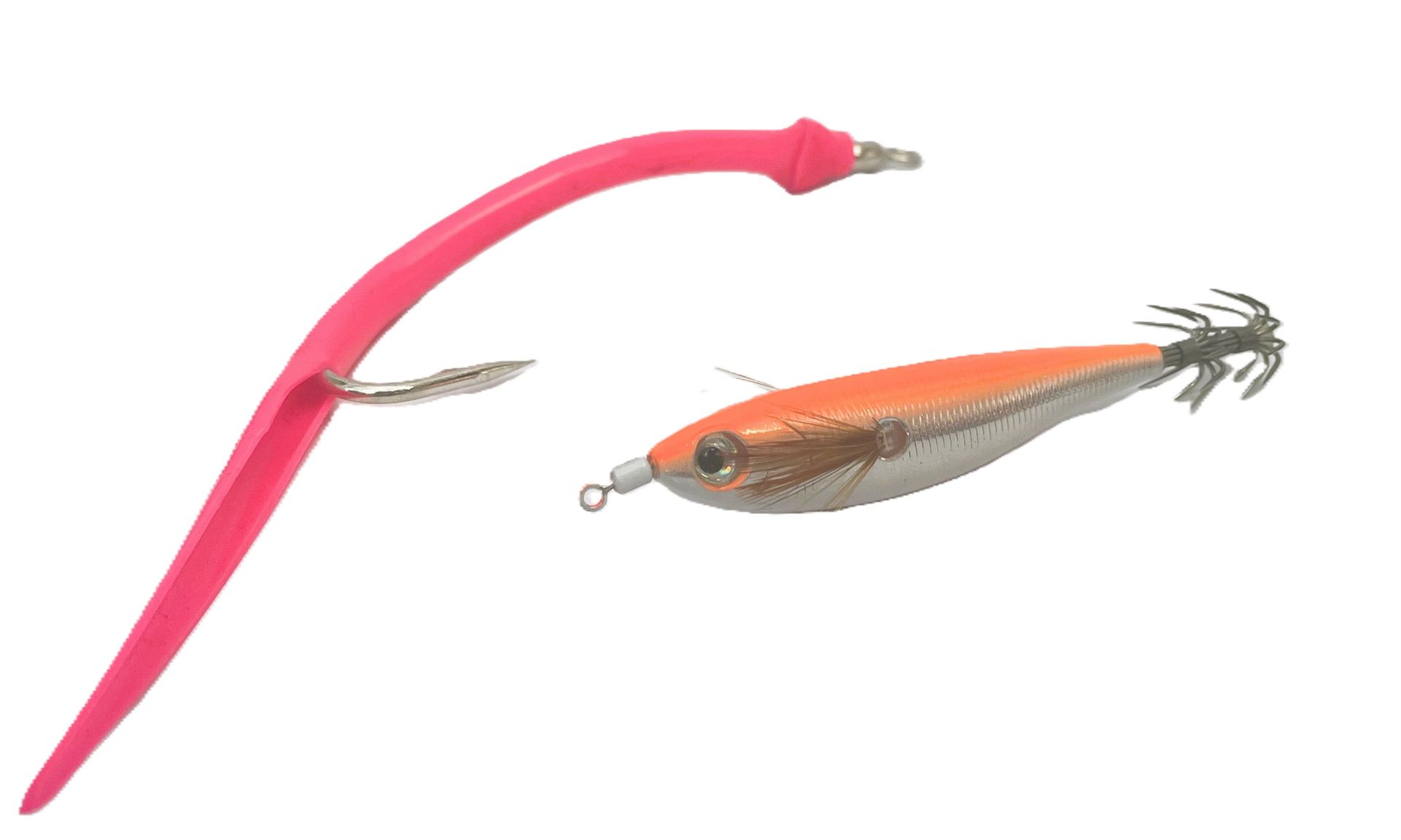 Gummimak and squid jig