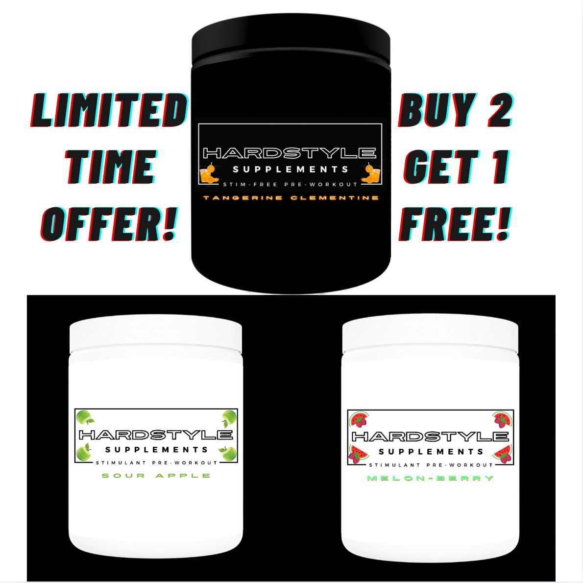 LIMITED TIME PRE-ORDER BUNDLE! (Melon-Berry, Tangerine Clementine, & Sour Apple)