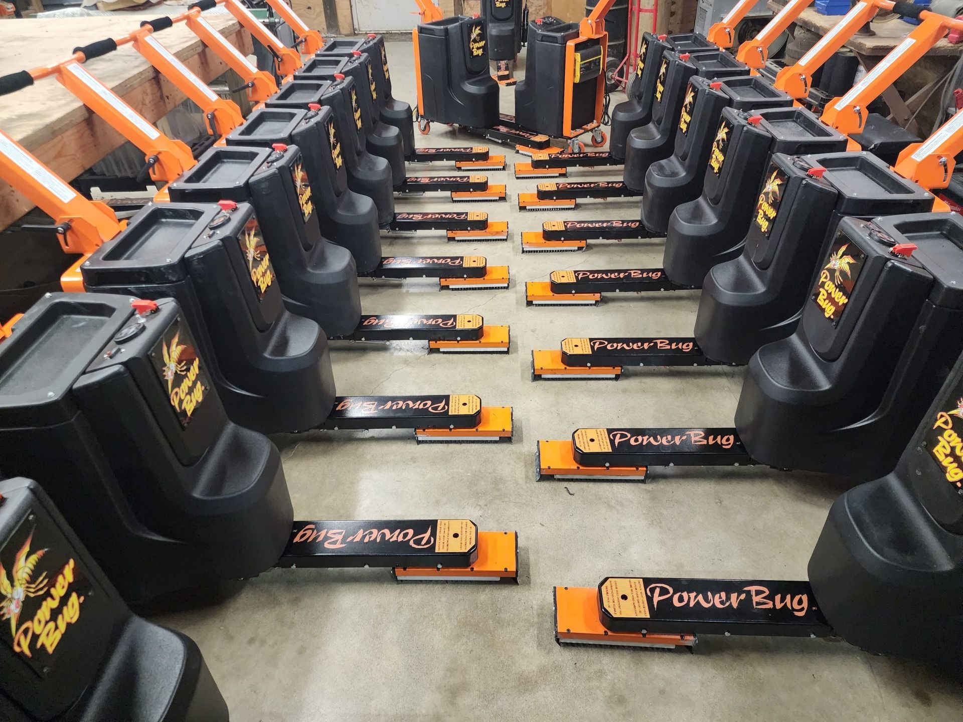 Row of Powerbug Machines