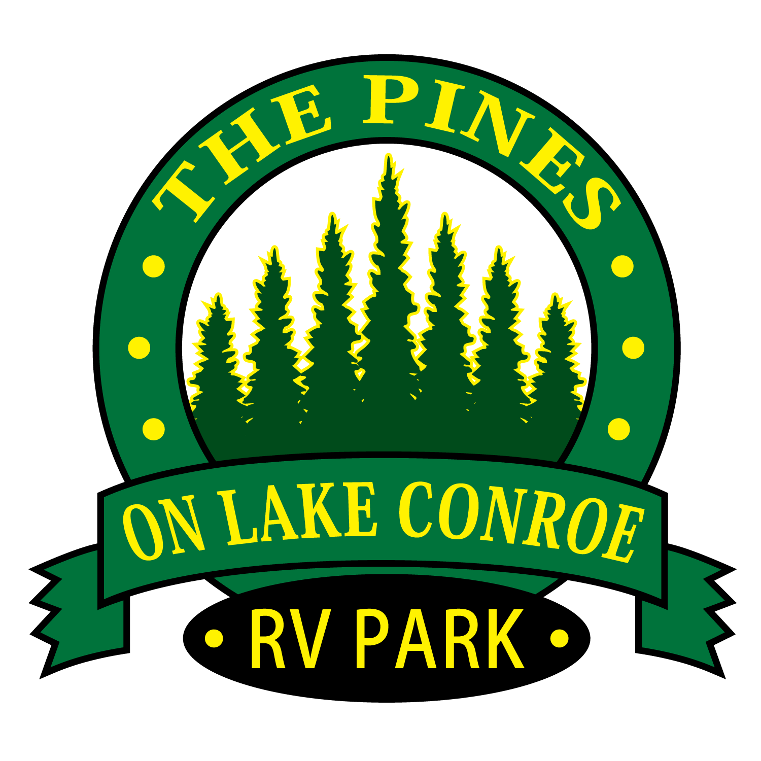 The Pines on Lake Conroe RV Park Logo