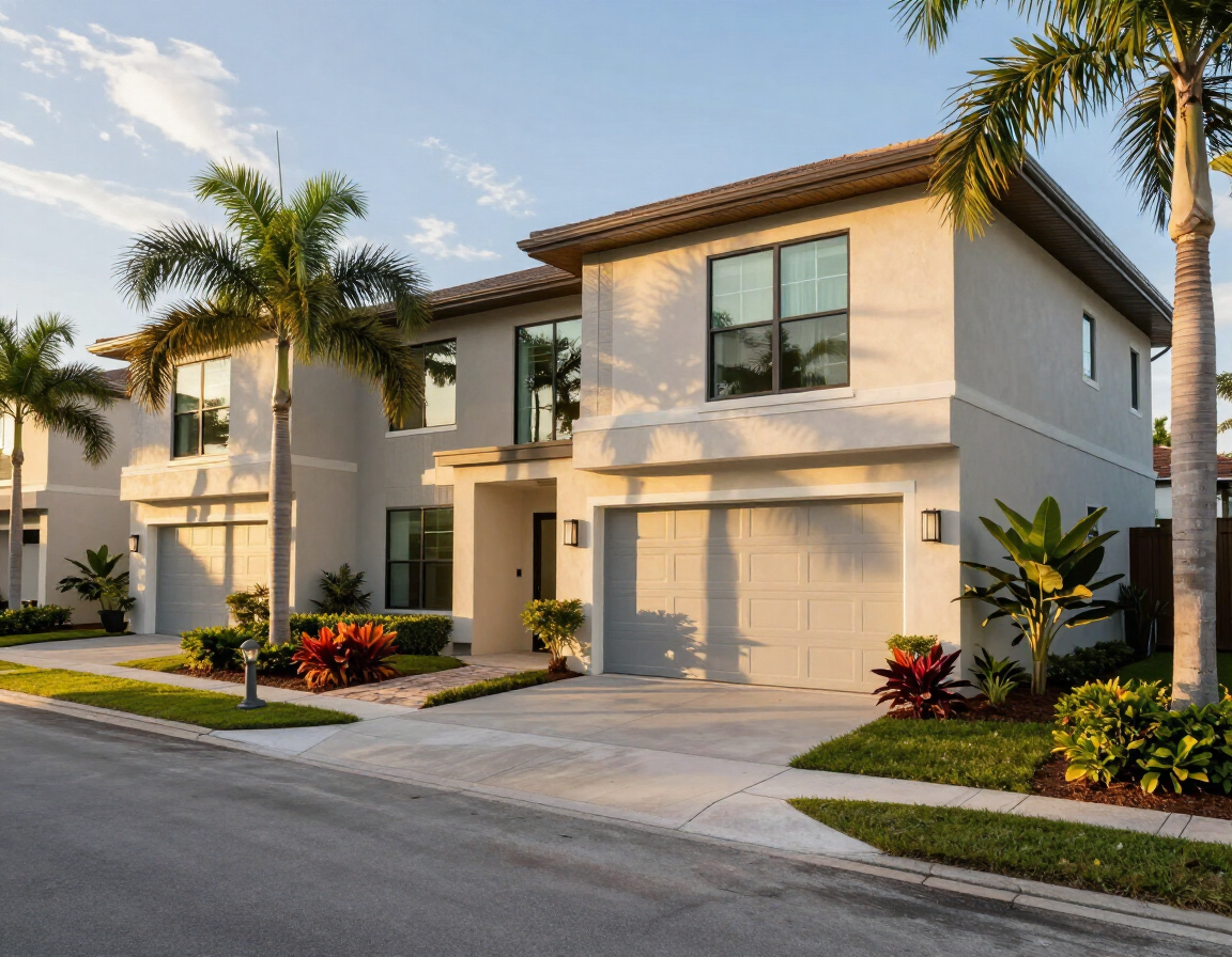 Townhome Collection exterior in Gatherpoint, Ave Maria FL