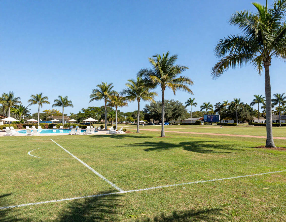 Big Corkscrew Island Regional Park in Collier County with athletic fields and aquatics center