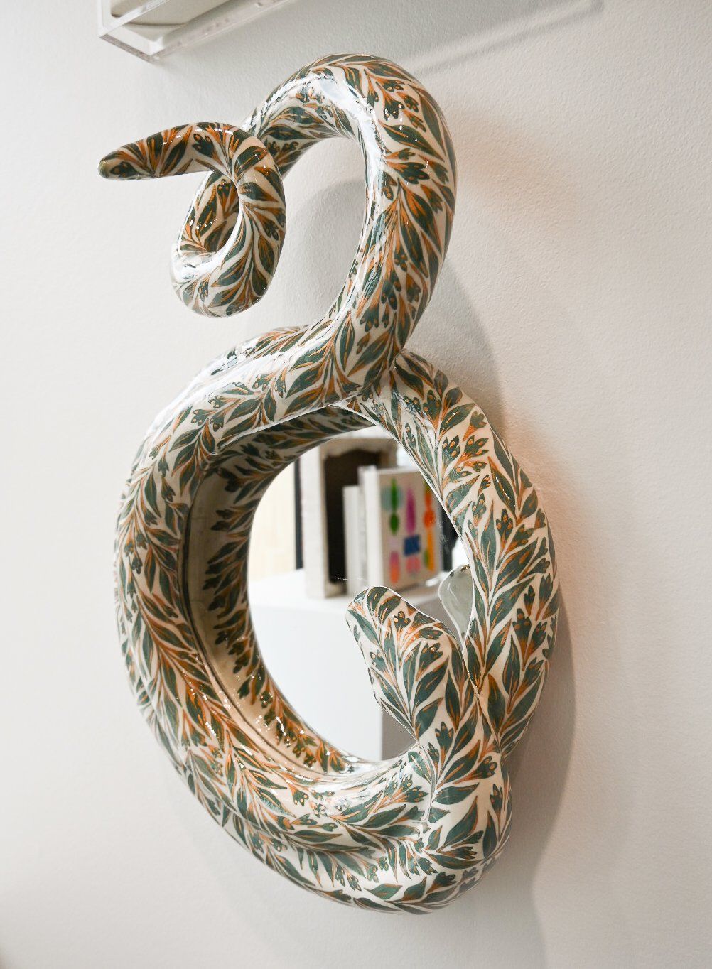 Garden Snake Mirror (SOLD)