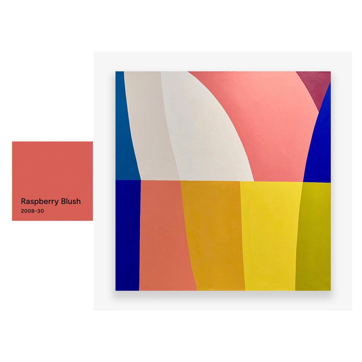 Christina Flowers, Step Into The Sun 2, 2022 with Benjamin Moore's color of the year: raspberry Blush