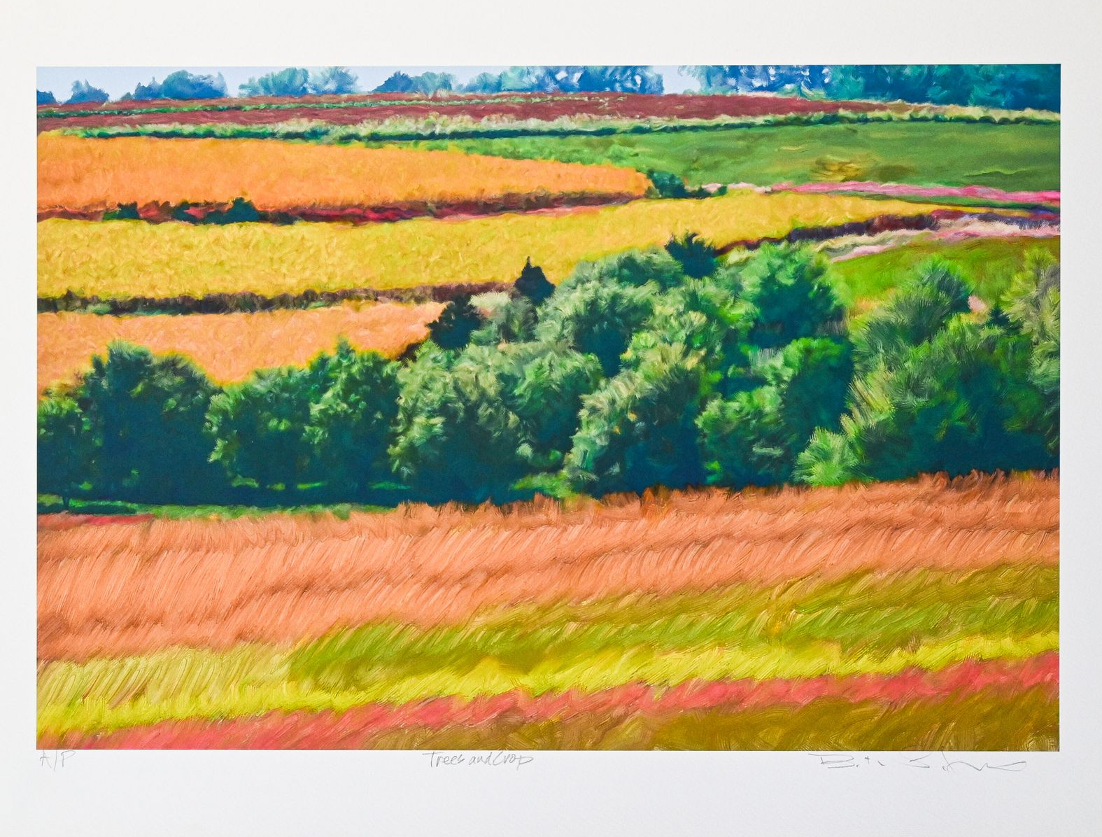 'Trees and Crop' by Bill Luchsinger