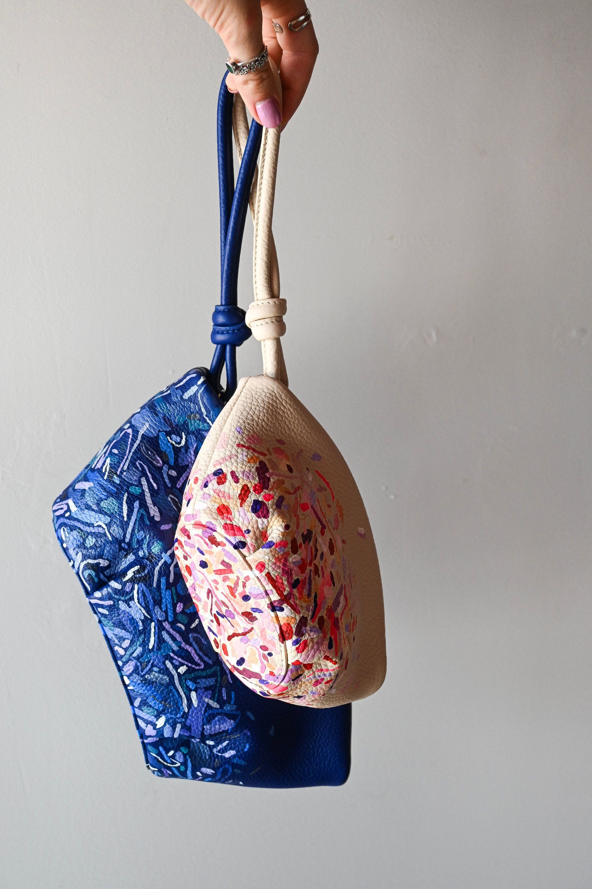 Sarah Schwartz painted bags
