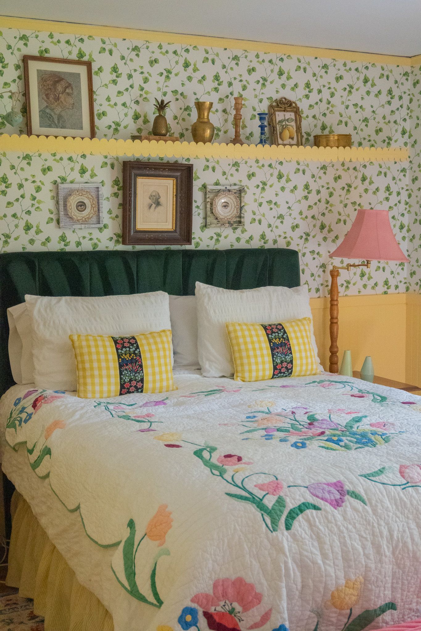 Book peek, guest bedroom