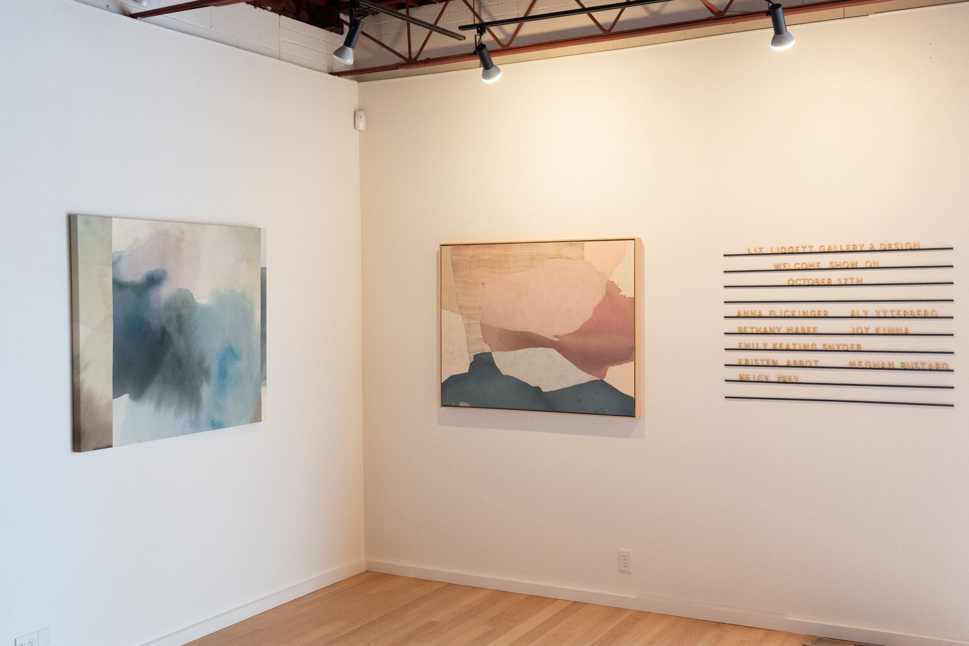 Meghan Bustard art on the wall