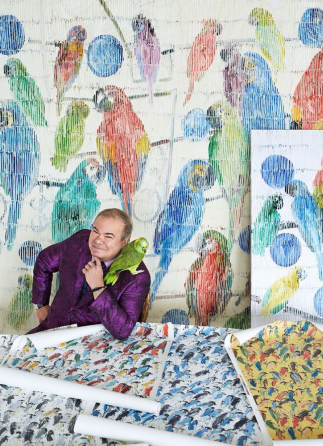 Hunt Slonem, an artist represented by Liz Lidgett Gallery, explores both nature and portraiture in his work. He joined us for a conversation on the podcast about artmaking and the Mona Lisa.