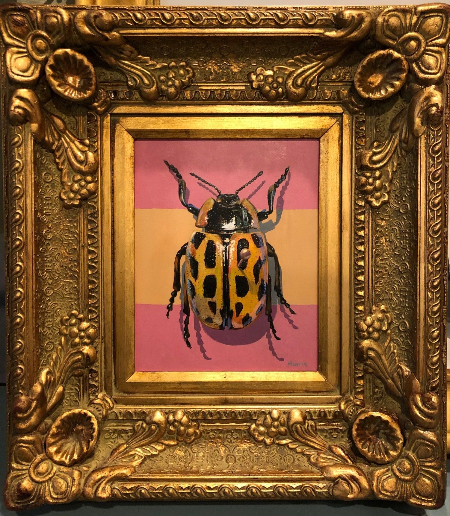 Kevin Brent Morris, On Pink and Yellow (SOLD)
