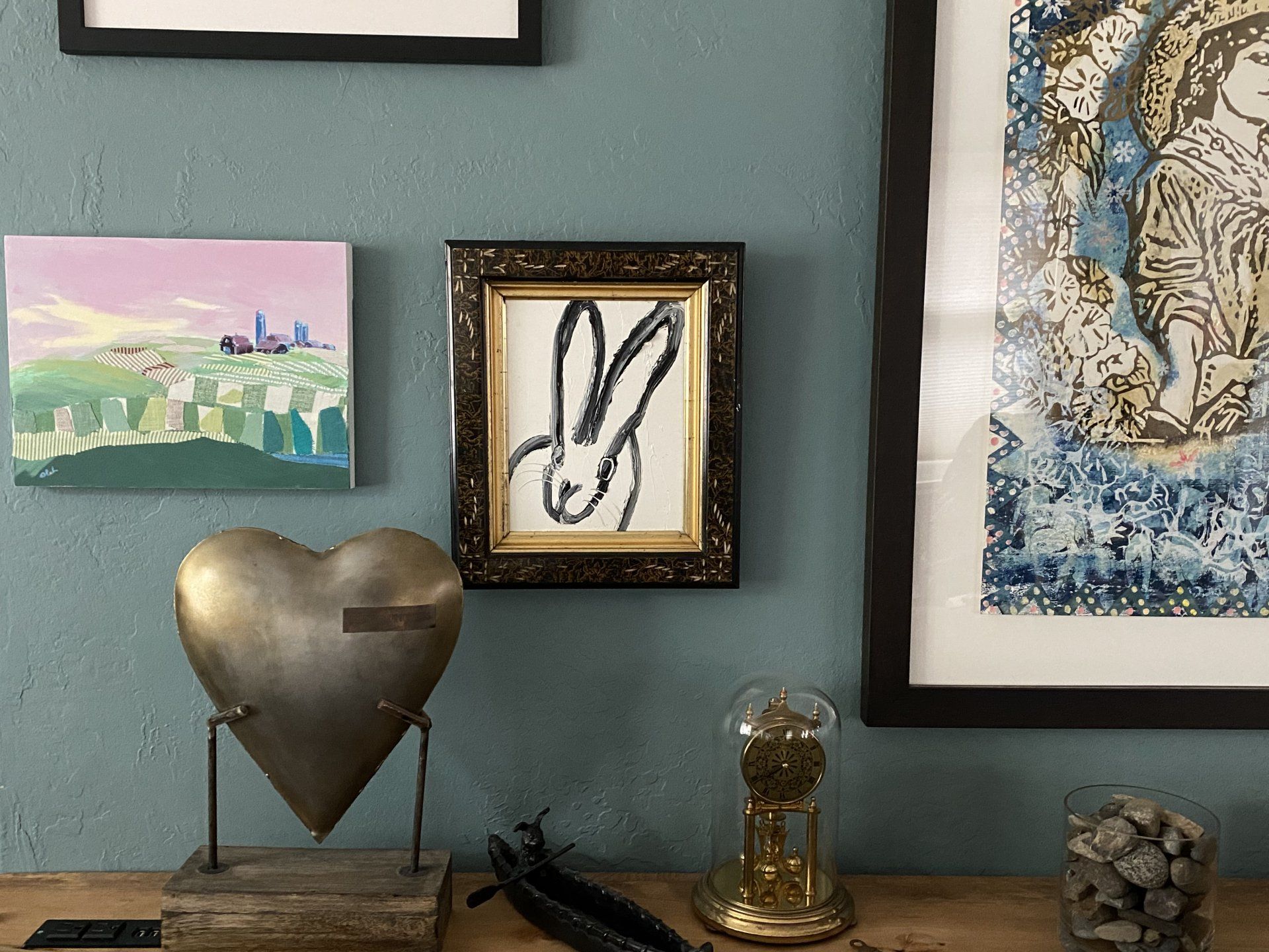 Karin Olah and Hunt Slonem purchased from the gallery