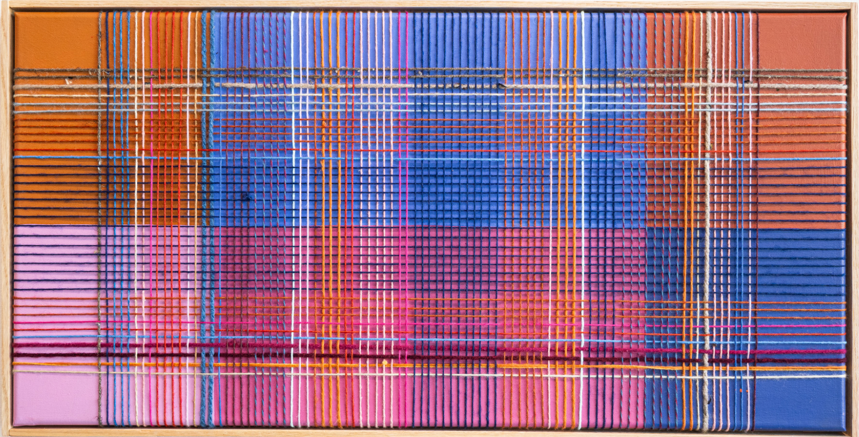 Racheal Jackson wrapped panel with fabric