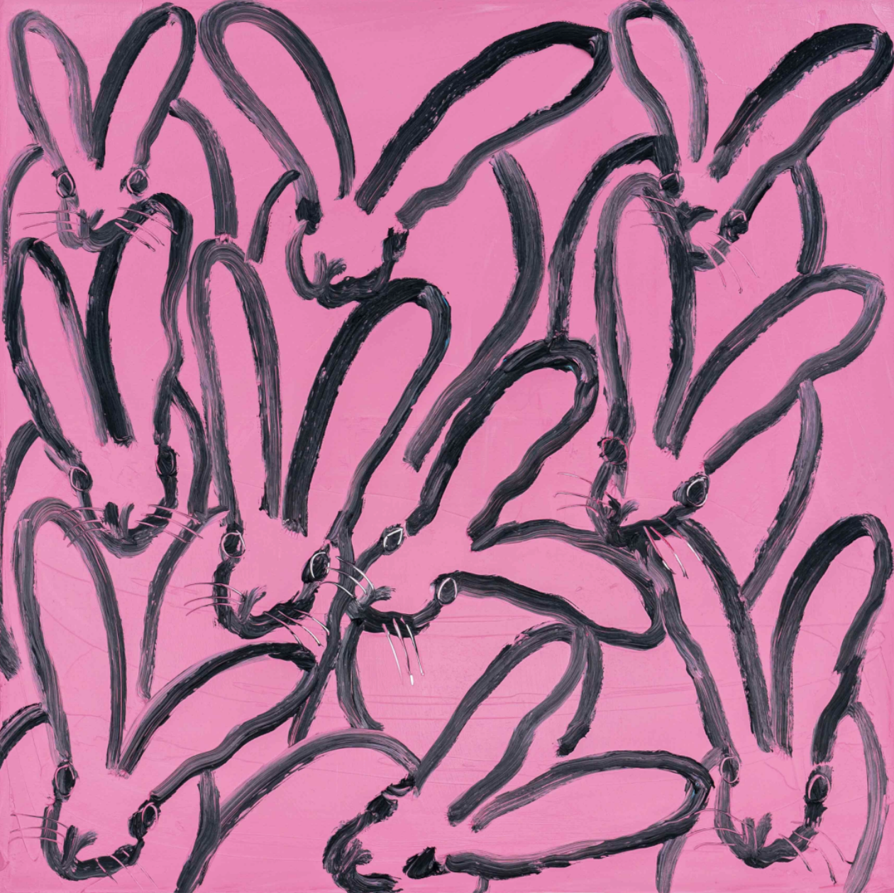 Hunt Slonem bunnies