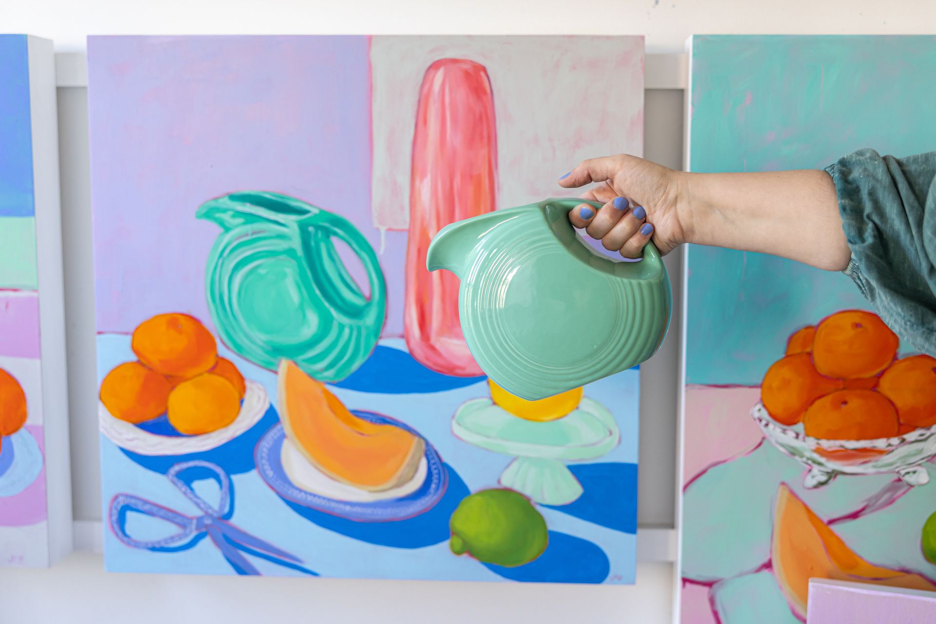 Jennifer Allevato | Still Life with Vintage Pitcher - 24x24 | $700