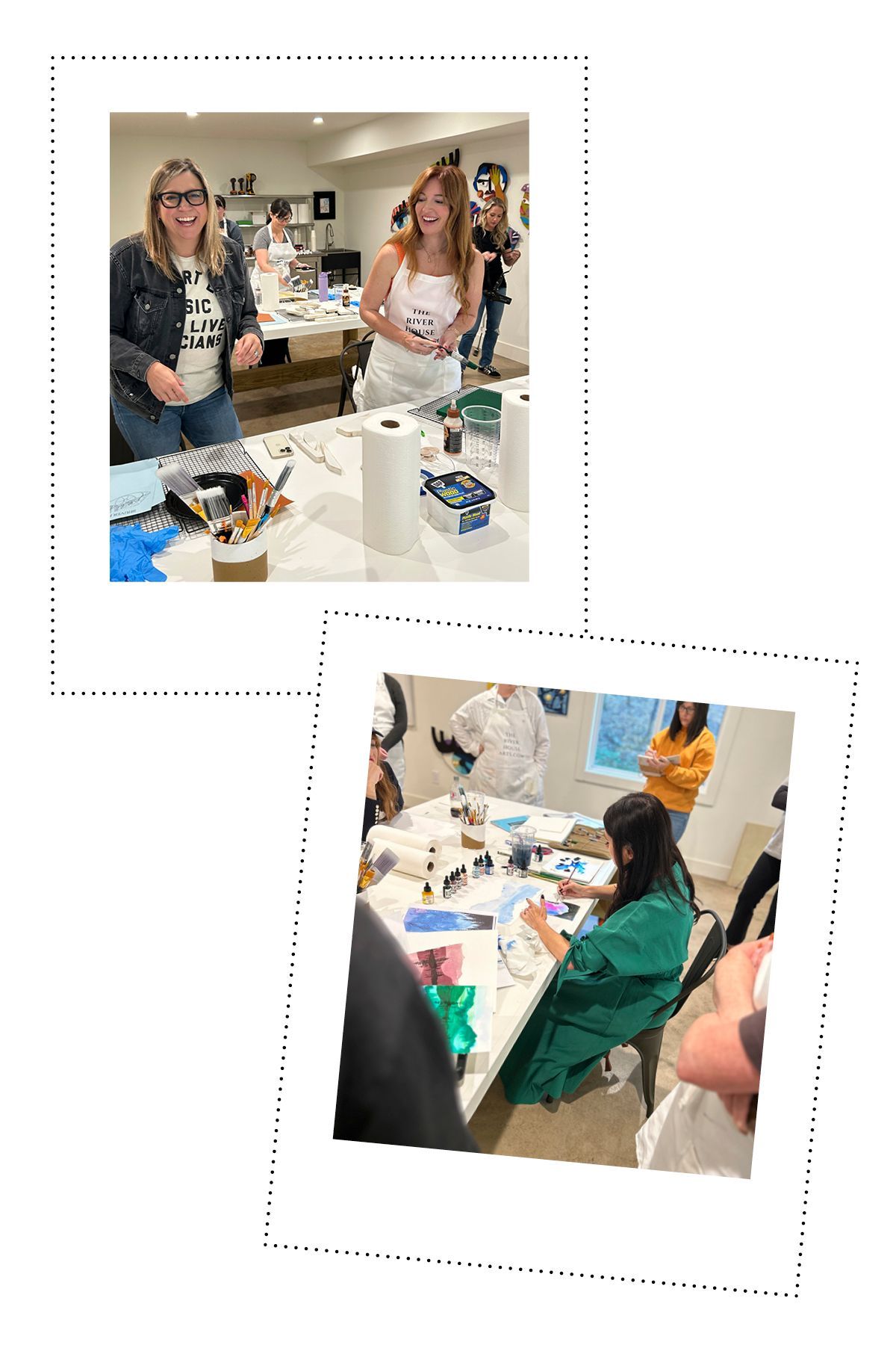 Wooden assemblage workshop with Angela