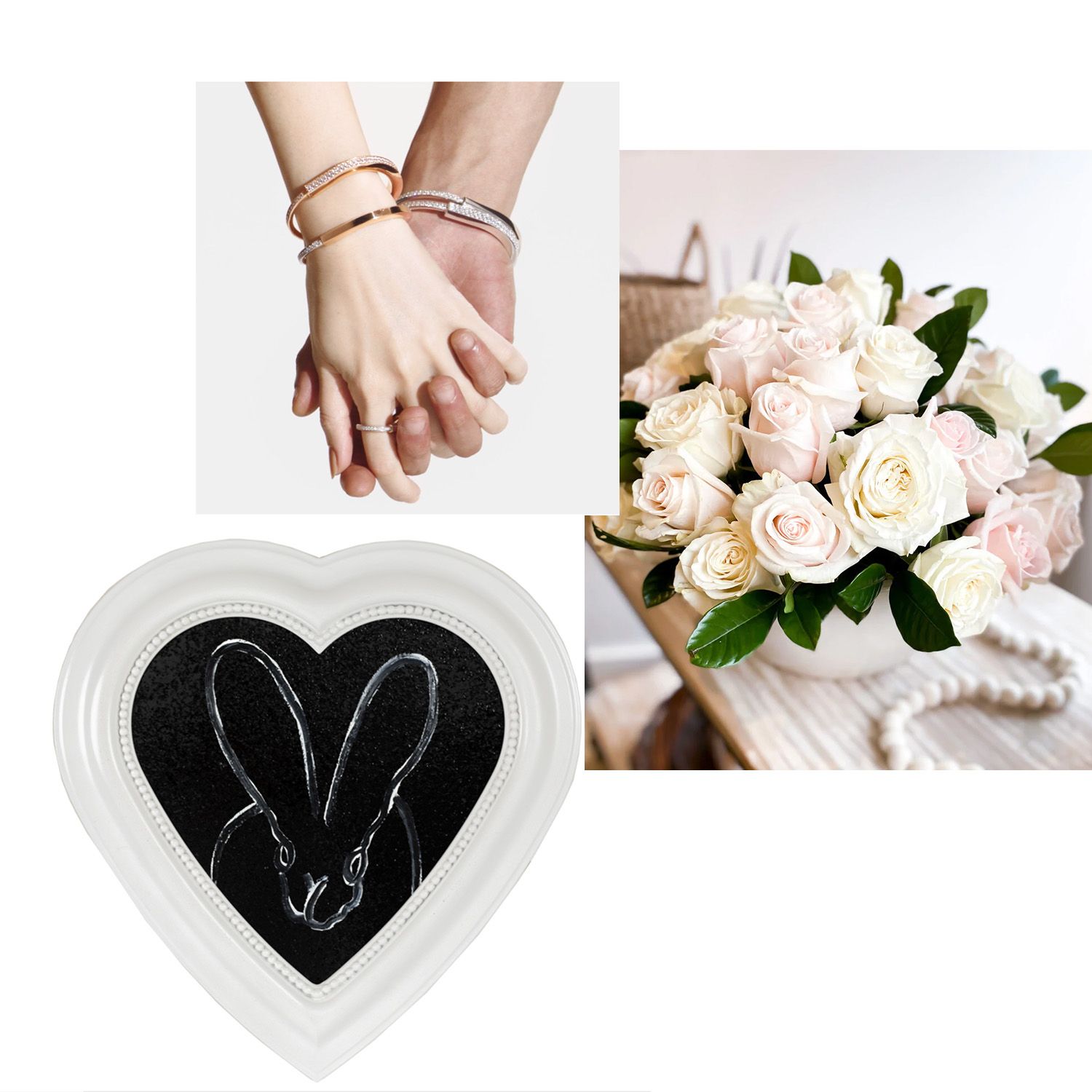 Hunt Slonem's Night Light, Wildflower's The Courtney Rose and Tiffany + Co.'s Lock Bracelet