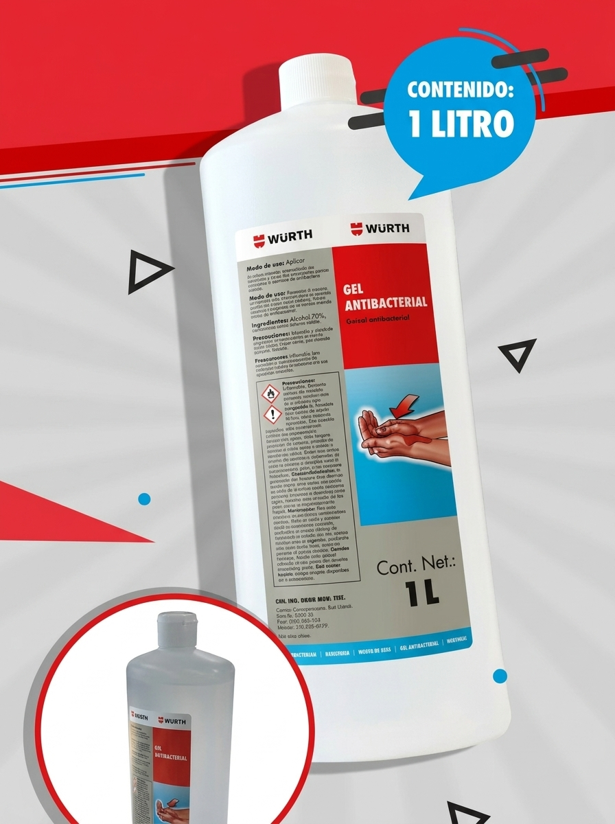 GEL ANTIBACTERIAL 1 LT