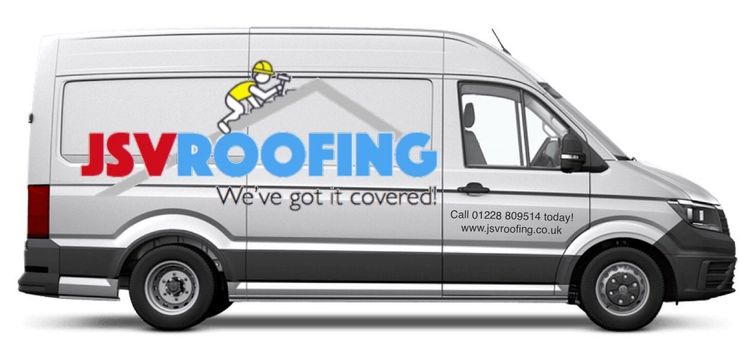 JSV Roofing Van JSV Roofing cover all aspects of roof work throughout Cumbria, Ayrshire, Glasgow, Renfrewshire and Northumberland.