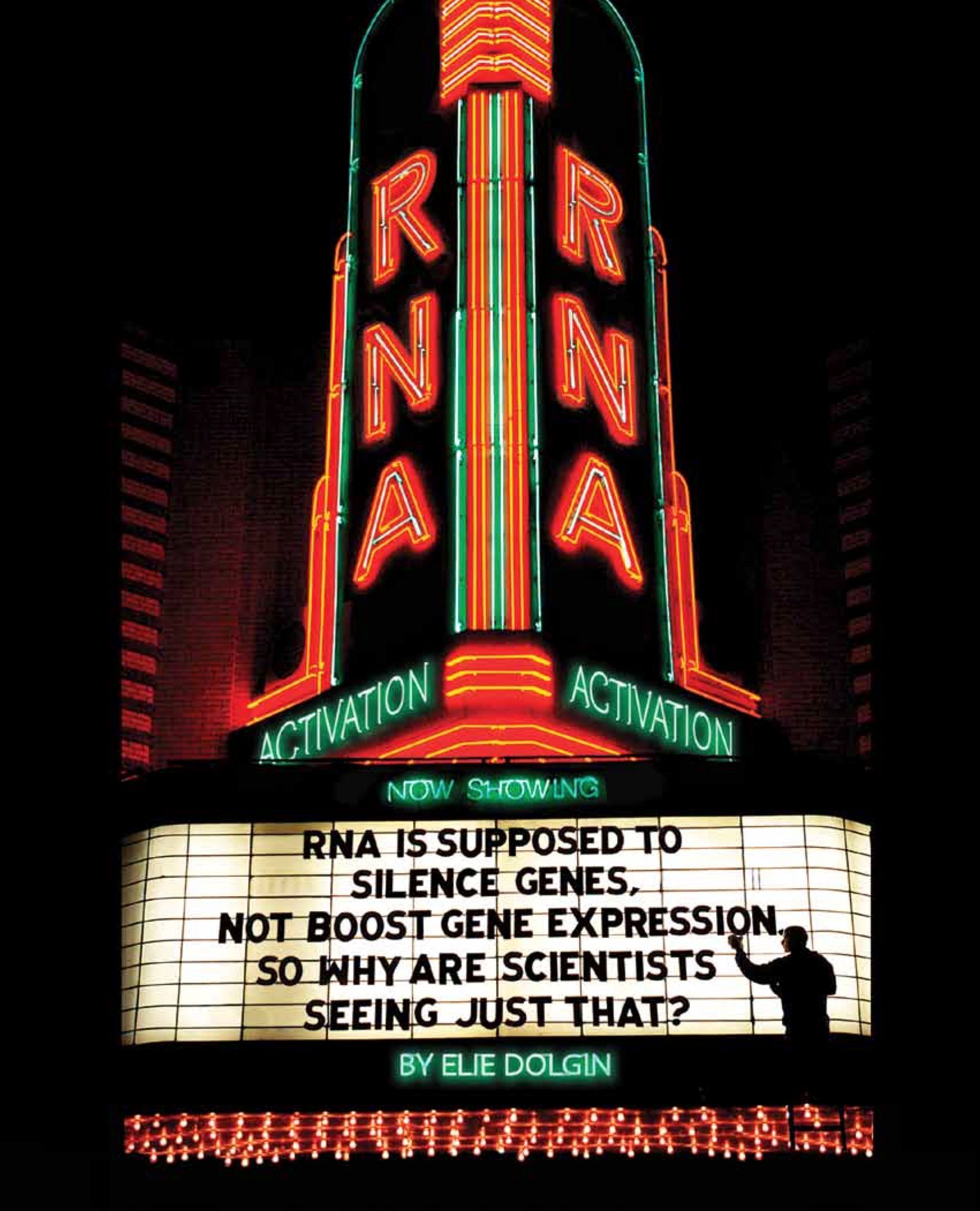 RNA is supposed to silence genes, not boost gene expression. So why are scientists seeing just that?